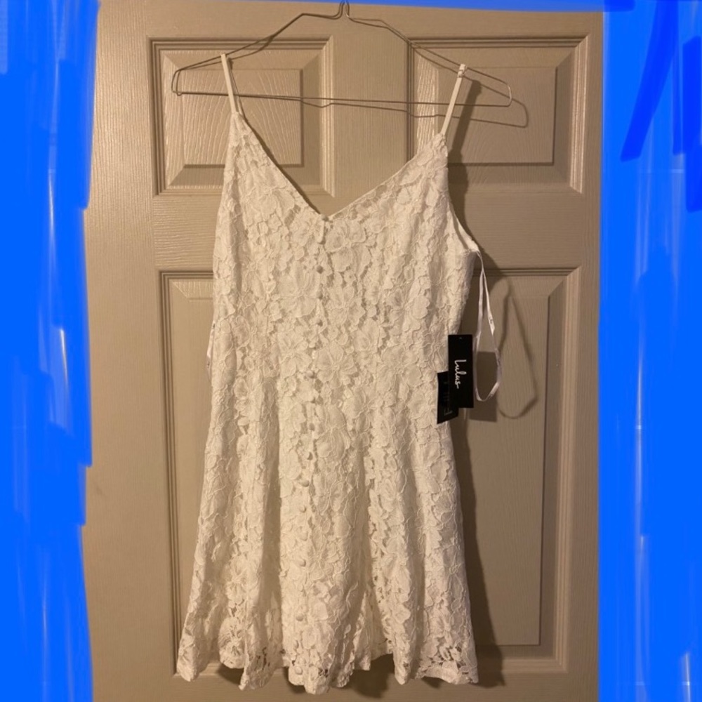 Lulus White Lace Dress